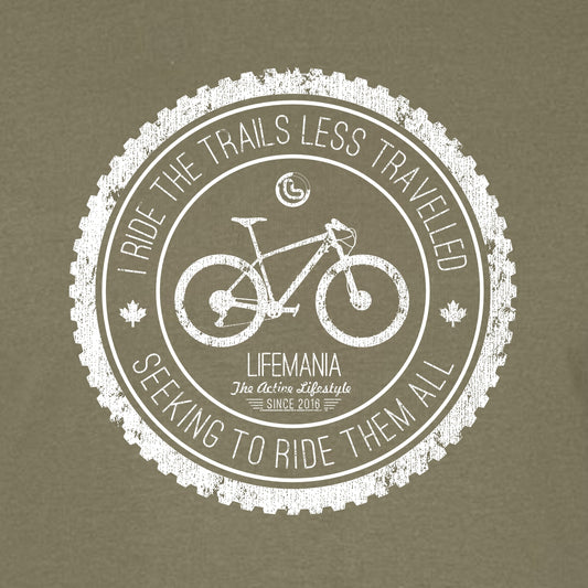 Lifemania Mountain Bike T-Shirt - Military Green